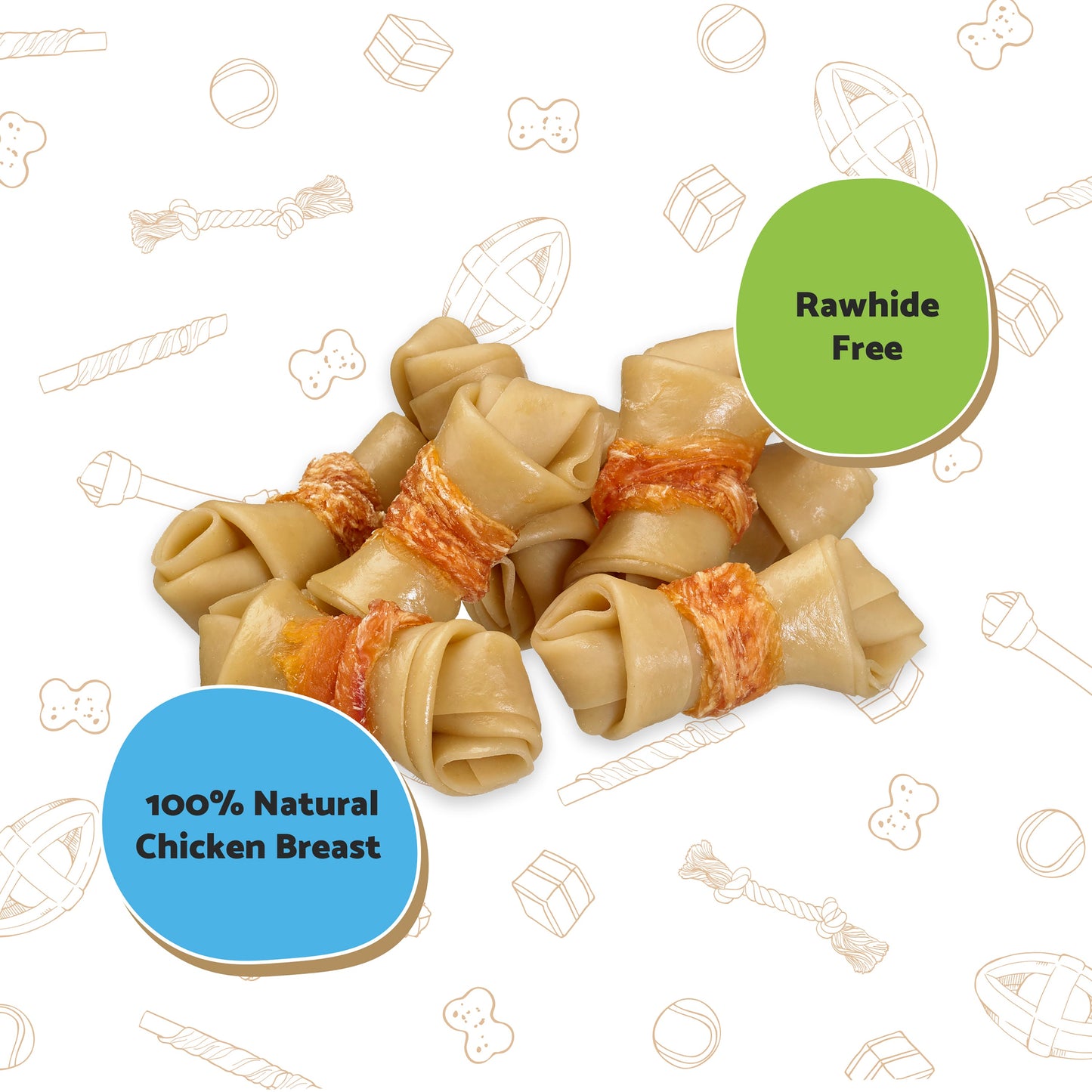 Good Boy Bones Wrapped with Chicken Mini 7pk