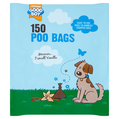 Good Boy Poo Bags Scented Vanilla 150
