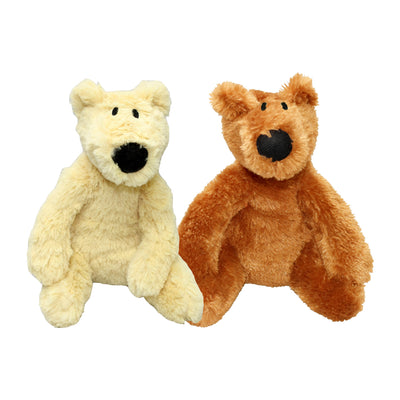 Good Boy Fluffy Bears Dog Toy 11"