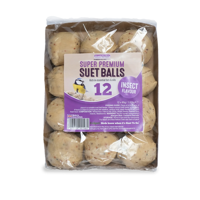 Suet To Go Balls Insect Tray 12 x 85g