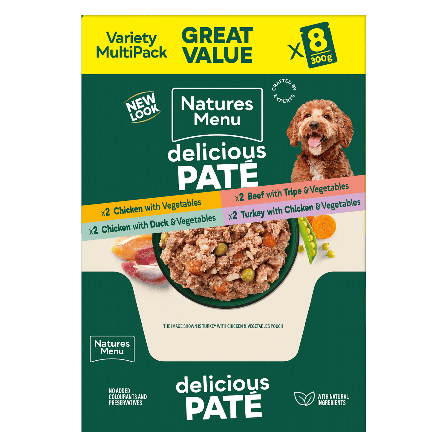 Natures Menu Multipack Complete Dog Pouches - 8 x 300g