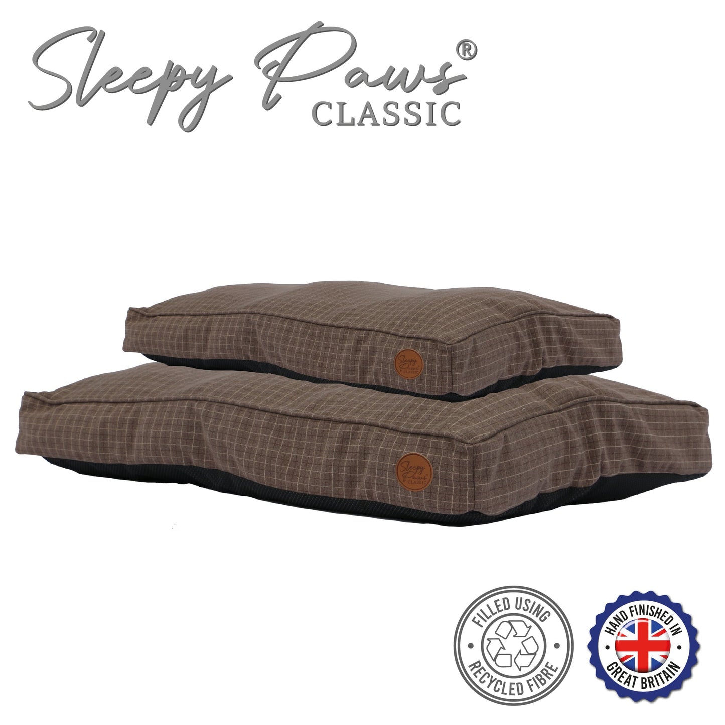 Ancol Brown Check Mattress