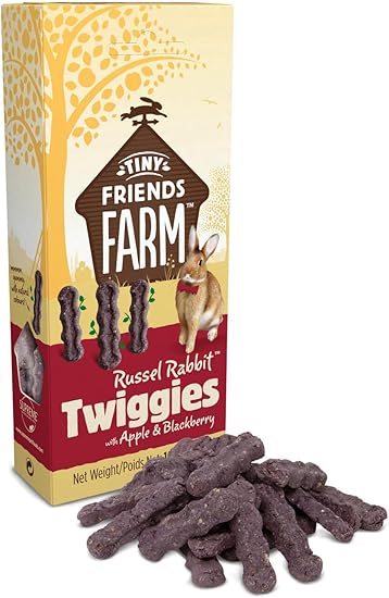 TINY FRIENDS FARM RUSSEL RABBIT  TWIGGIES APPLE & BLACKBERRY 100g