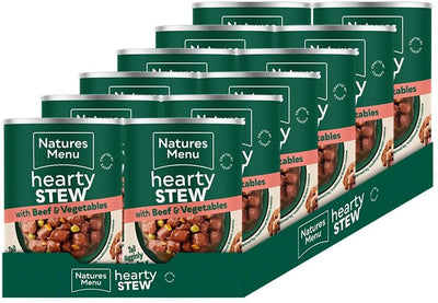Natures Menu Cans Hearty Stews Beef For Adult Dogs 12 x 415g