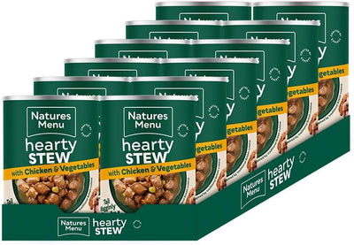 Natures Menu Cans Hearty Stews Chicken & Vegetables For Adult Dogs 12 x 415g