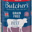 Butchers Cans Grain Free Meaty Recipe Beef & Liver 12 X 400G
