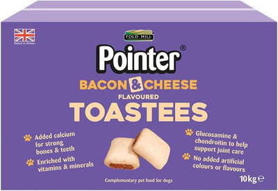 Pointer Toastees Bacon & Cheese 10kg