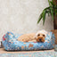 William Morris Square Dog Bed Bower Print