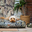 William Morris Square Dog Bed Acanthus Print