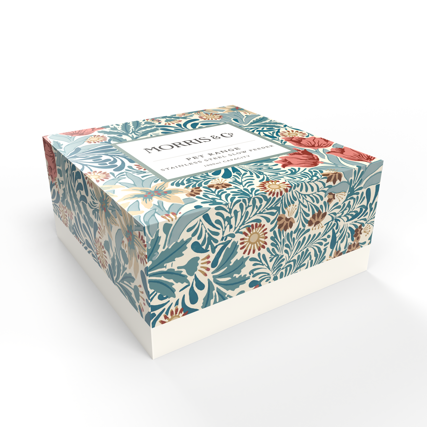 William Morris Double Walled Slow Feeder Bower Print