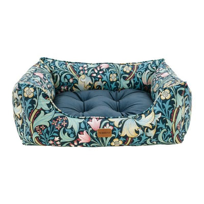 William Morris Golden Lily Print Square Bed