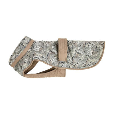William Morris Acanthus Print Padded Dog Coat