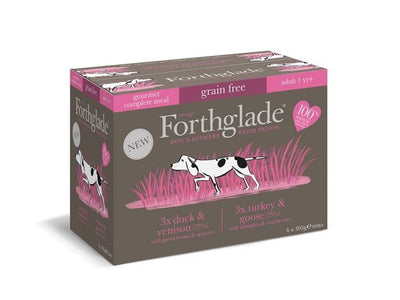 Forthglade Gourmet Grain Free Mixed 6pk 395g