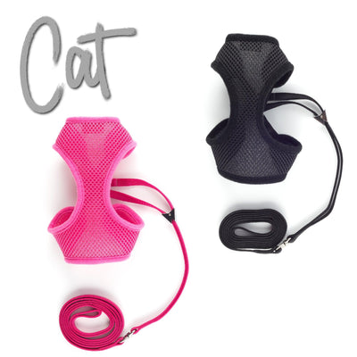 Ancol Soft Cat Harness and Lead Pink L - Ormskirk Pets