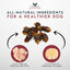Elkwood 100% Natural Meaty Dog Treats Dried Apple Chunks Wrapped With Duck Jerky 100g