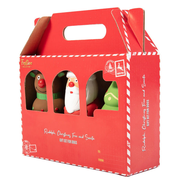 3 Piece Christmas Gift Set - Rudolph Tree Santa