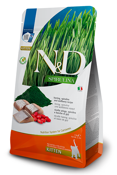 N&D Spirulina Herring Kitten 1.5kg