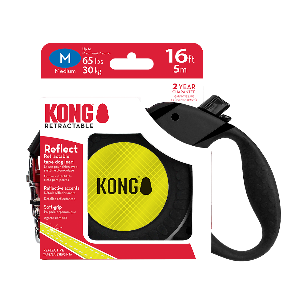 KONG Reflect Retractable Black Medium