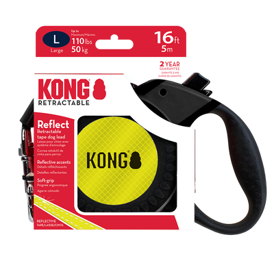 KONG Reflect Retractable Black Large