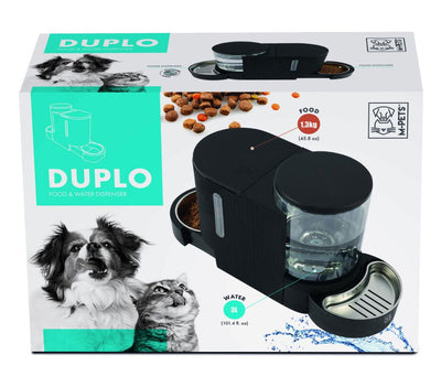 M-PETS Duplo Food & Water Dispenser