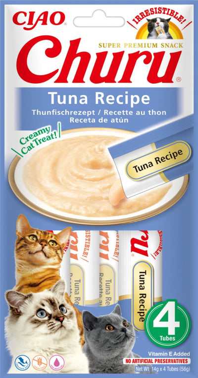 Churu Tuna Recipe Cat Treats 4x14g