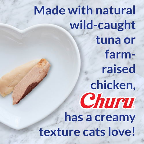 Churu Tuna with Scallop Recipe Cat Treats 4x14g