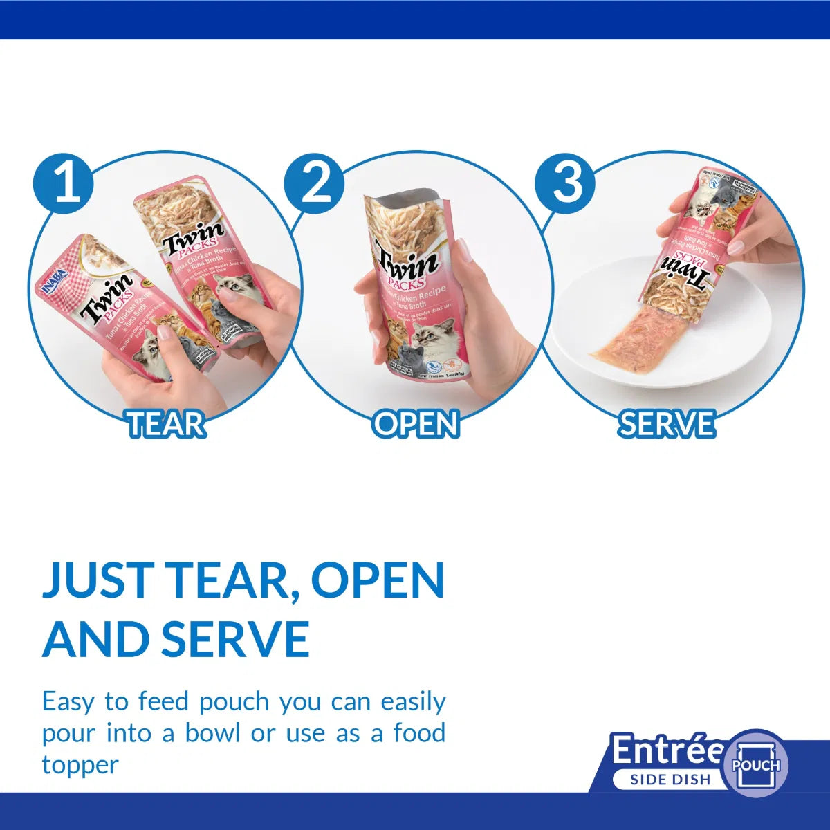 Ciao Twin Packs Tuna & Chicken with Scallop Recipe in Scallop Broth Cat Wet Pouches 2x40g