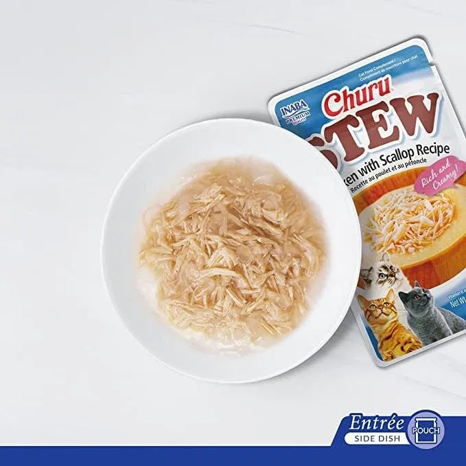 CIAO Stew Chicken & Tuna Recipe Cat Wet Pouches 40gx12