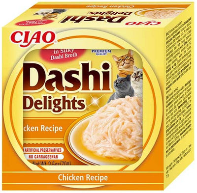 Dashi Delights Chicken Recipe Cat Treat 70g x12