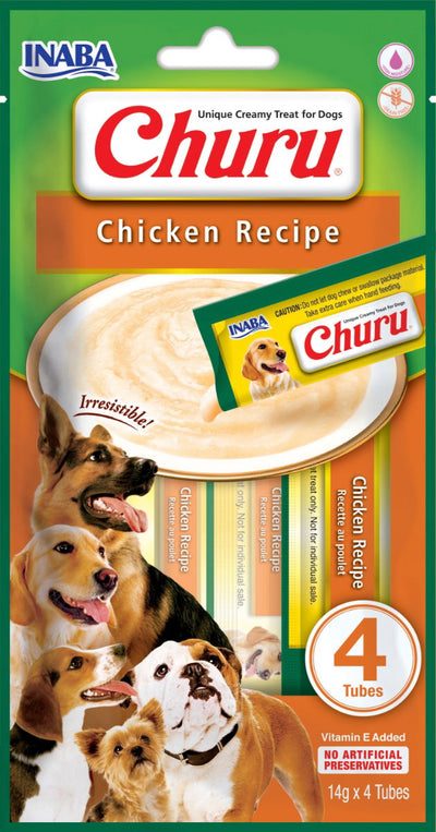 Churu Chicken Recipe Dog Treats 4x14g