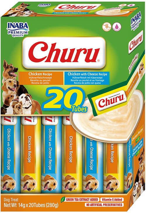Churu Chicken Variety Dog Treats 20x14g