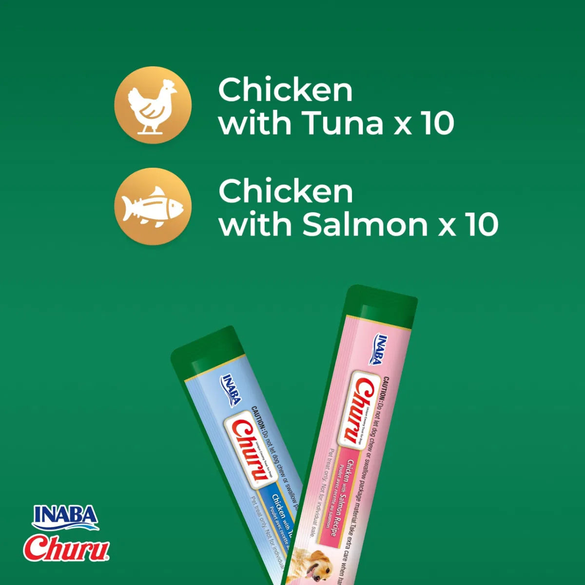 Churu Chicken with Seafoods Variety Dog Treats 20x14g