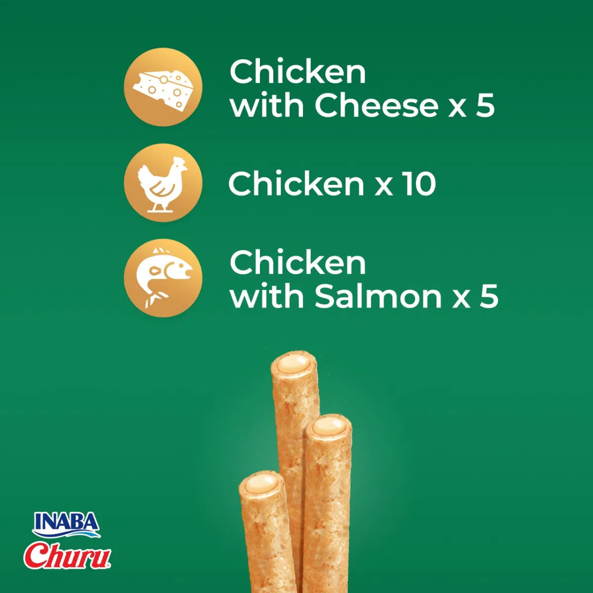 Churu Rolls Rolls Variety Dog Treats 20x12g