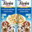 Ciao Twin Packs Chicken with Vegetables & Cheese Recipe in Chicken Broth Dog Food Wet Pouches 2x40g