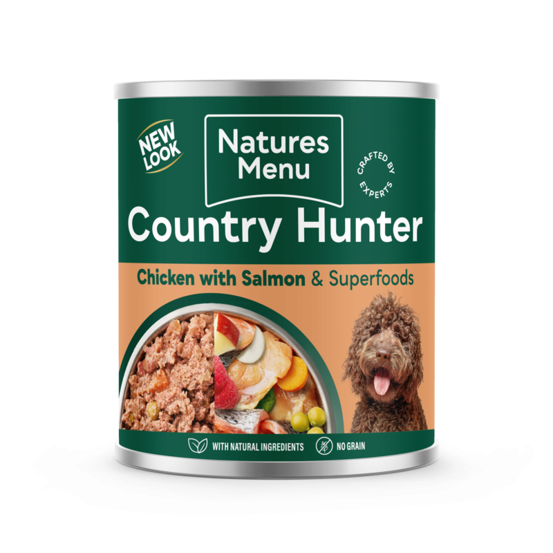 Natures Menu Country Hunter Salmon & Chicken with Superfoods 600g x 6