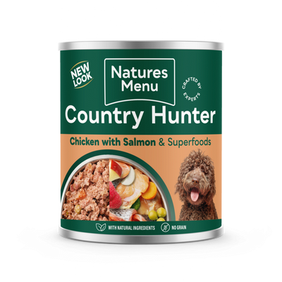 Natures Menu Country Hunter Salmon & Chicken with Superfoods 600g x 6