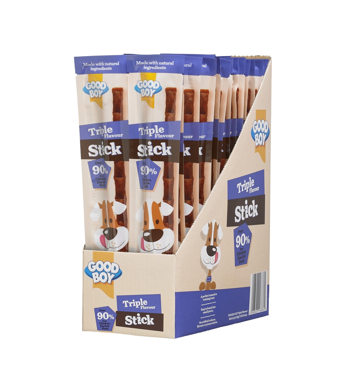 Good Boy Triple Flavour (Chicken, Duck and Pork) Stick 15g - Ormskirk Pets