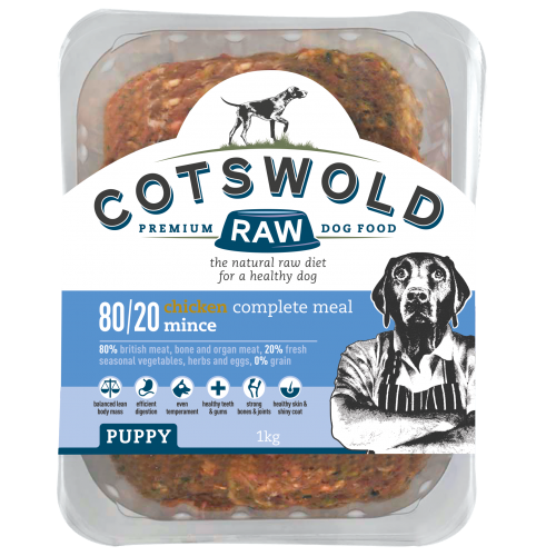 Cotswold Raw Puppy Mince Chicken 1KG