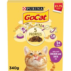 Go-Cat Adult Cat Chicken & Duck 6x340g