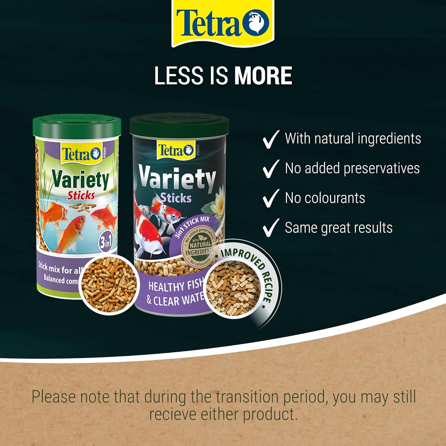 Tetra Pond Variety Sticks 4ltr/600G
