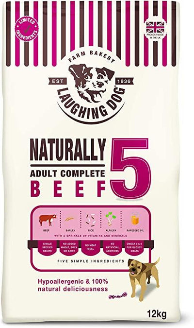 Laughing Dog 5 Beef Complete 12Kg - Ormskirk Pets