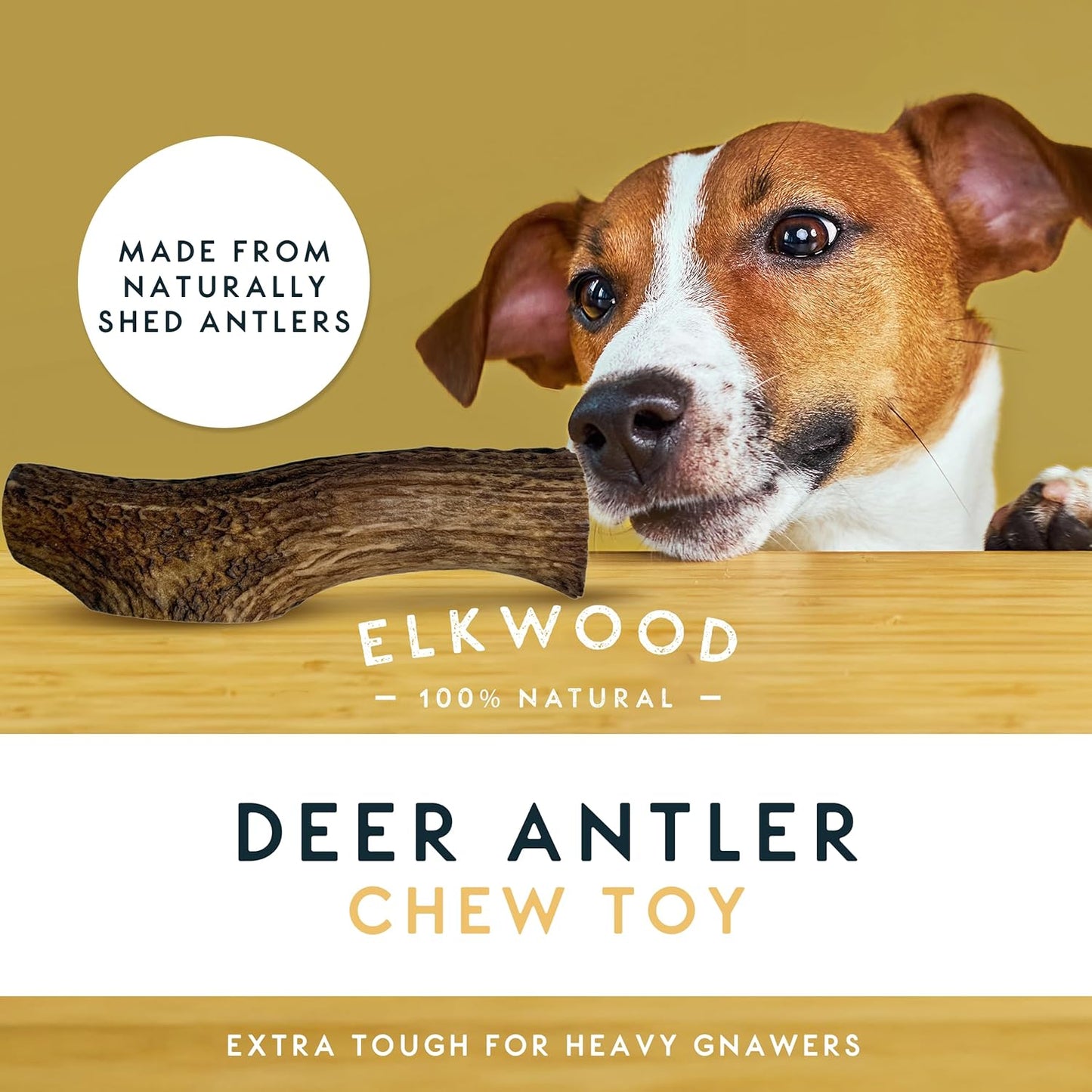 Elkwood 100% Natural Split Antler Chew
