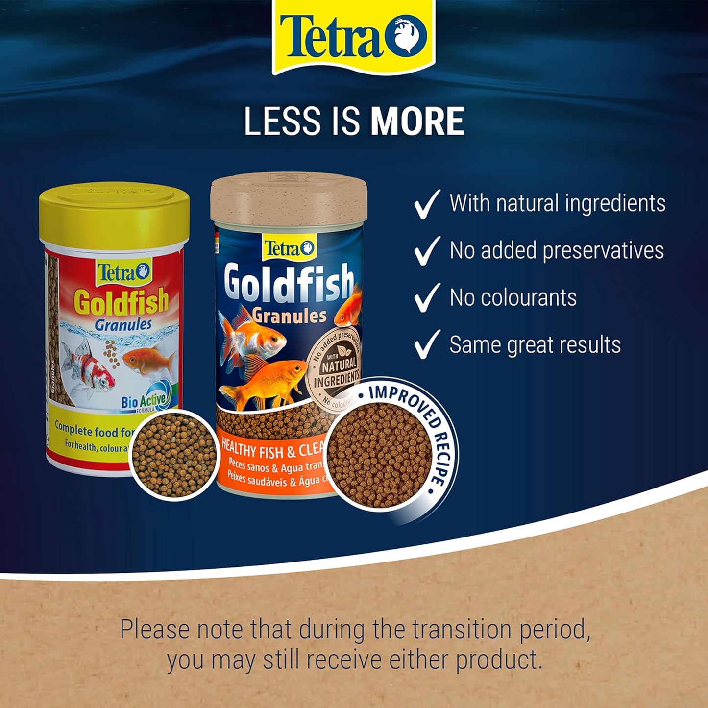 Tetra Goldfish Granules, 100ml/32g