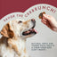 Elkwood 100% Natural Meaty Dog Treats Dried Apple Chunks Wrapped With Duck Jerky 100g