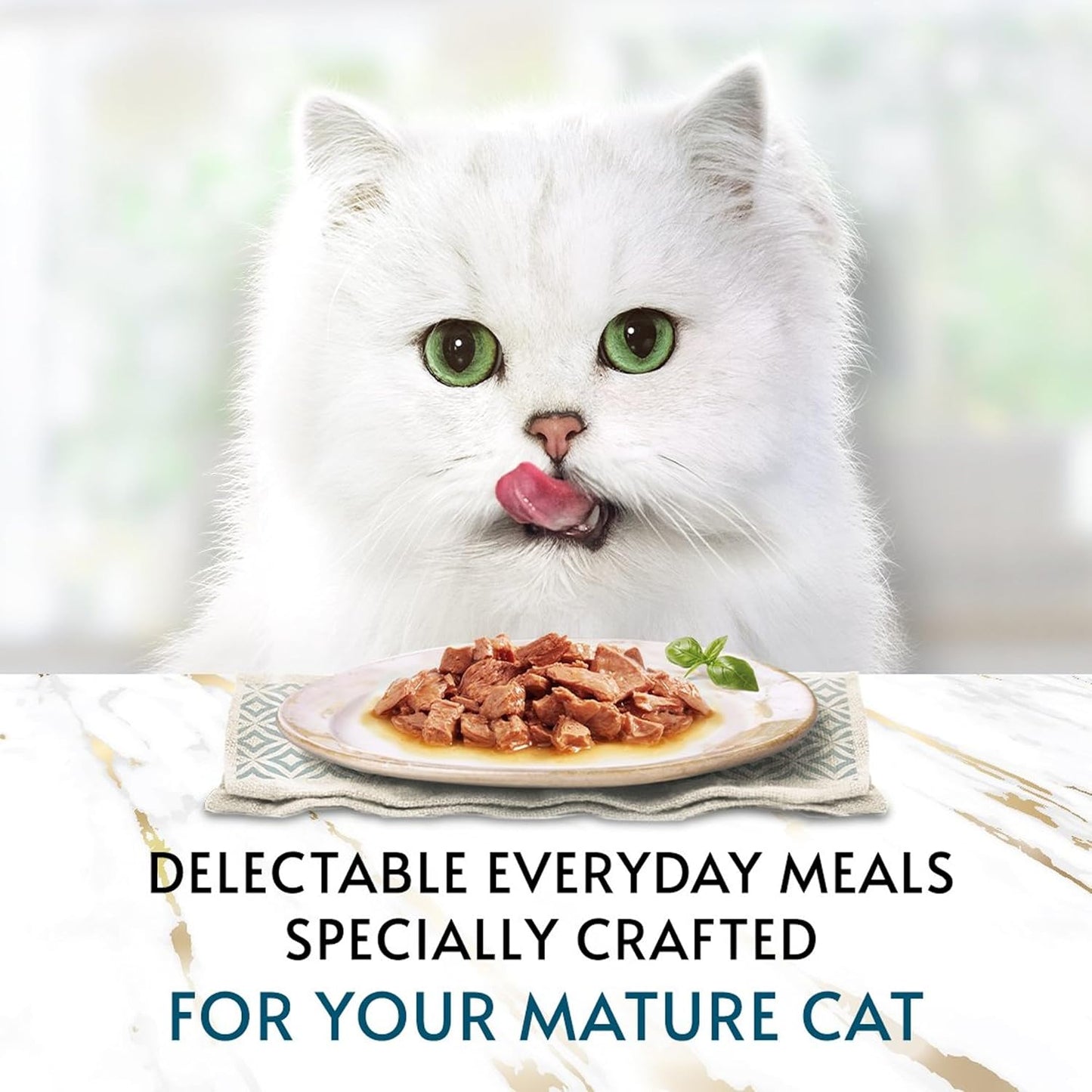 Gourmet Perle 7+ Senior Cats Mini Fillets In Gravy Chicken & Salmon 40pk