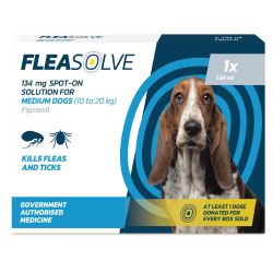 Fleasolve Spot-On Medium Dogs