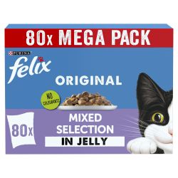 FELIX Original Mixed Selection in Jelly Wet Cat Food 80x85g