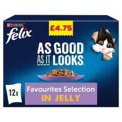 Felix Pouches As Good As It Looks Favourites Selection In Jelly 12x85g