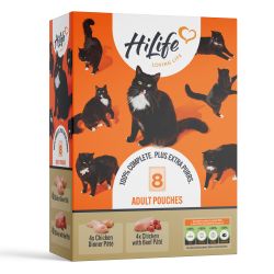Hi Life Pouches Cat Chicken Pate Recipes 8x70g