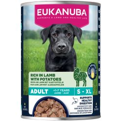 Eukanuba Cans 1-7 Years Adult Dog Lamb & Potato 6 X 400G